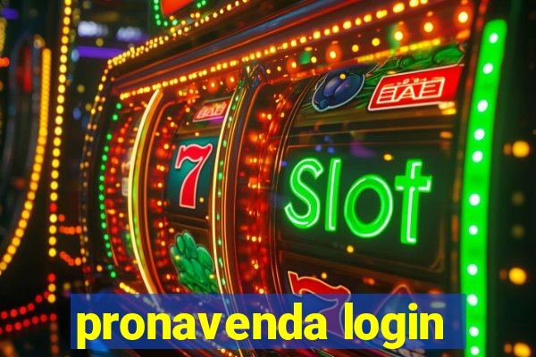 pronavenda login